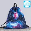 Cadeau Wrap DString Sacs Creative Design Gymsack Unisexe Sackpack Casual Sac à dos Équipement de sport Sac Voyage Galaxy Drop Livraison OTBZC