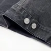 Créateur de mode Vestes pour hommes et femmes Manteau en denim à lavage lourd peint à la main avec graffiti Le tissu en denim est très dur, ne se déforme pas, brillant, bonne tendance rétro, vêtements d'extérieur