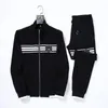 Designer Fashion Jacket Brand Suit Spring and Autumn Men's Two-Piece Sportswear Casual Style Suit-A1