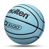 Bollar 2023 Molten basketboll Officiell storlek 7 rosa mjukt slitstjärna PU utomhus inomhusträning spel män baloncesto 230907
