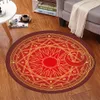 Anime Cardcaptor Sakura Kinomoto Sakura Round Style Decoration Fluffy Mattor Anti-Scid Shaggy Area Home Bedroom Carpet Floor Mat245e