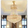 高級K9クリスタルシャンデリア照明D50cmクロムリビングルーム照明器具Avize Luster 90-240V Chandelier Lamp324Q