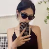 Xiaoxiang flat mirror ch5477 female ins net red cat eye frame love Sunglasses