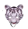 Maskarada Tiger Masks Animal Leopard Mardi Gras Halloween Half Mask Costumes Cosplay Kabuki Cat Dancing Party Props