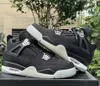 4s 2023 New Released Eminem Basketball Shoes 4 (IV) Black Silver Mens Brand Name Designer Sneakers Ship With Box Size US7-13