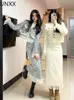 Tvådelt klänning unxx franska vintage tweed Two Piece Set Women Outfits Högkvalitativ fransad jacka Lång kjol 2 bitar kjoluppsättningar 230908