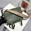 Męska torba crossbody High-end designer skórzana torebka Lowwe 1: 1 moda na jedno ramię swobodny haftowany tkaninowy pasek