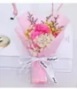 Flores decorativas mini conjunto de flores secas companheiro presente aniversário para mulheres imortal hortênsia gypsophila doces e doces decoração