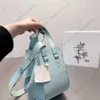 LOWWE Women's Luxury Tote Bag Designer Shopping Crossbody Handbag Alphabet Embroidery Wide Strap Hammocks Series cowhide shoulder bag