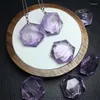 Bangle Natural Amethyst Hexagram Bracelet Crystal Carving Women Fishion Jewelry Healing Gemstone Holiday Gift 1pcs