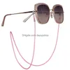 Eyeglasses Chains Fashion Glasses Strap Neck Cord Adjustable Sunglasses Rope Lanyard Holder Anti Slip Eyewears Women Men 221119 Drop D Dhyii