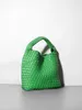 Женская сумка Bvs, горячая распродажа 2023 года. Небольшие дизайнерские тканые сумки для матери и ребенка, сумки-ведра на одно плечо, портативные сумки для пельменей из мягкой кожи, сумки для поездок на работу XNGCQ