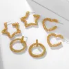 Dangle Earrings Female Star Sequins Drop Geometric Heart Circle Earring For Women Gold Color Vintage Jewelry 2023 Fashion