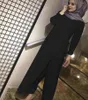 Vêtements ethniques Robe Satin Abaya Dubaï Musulman Mode Combinaison Robe Turquie Islam Robes Africaines Pour Femmes Musulman De Mode Ropa Mujer