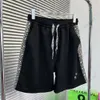 Luojia 2023 verão nova fita bordado esportes shorts casuais masculino solto versátil capris marca de moda