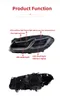 Faróis de carro para BMW série 5 F10 F18 2011-20 17 Atualização G30 estilo LED luz diurna farol de lente dupla