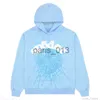 Herren Hoodies Sweatshirts Herren Hoodies Sweatshirts Sky Blue Spder Hoodie Männer Frauen Hip Hop Young Thug Spider Hoodie World Wide Sweatshirts Print Pullover T6DI x0908