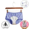 Culotte menstruelle anti-fuite pour femmes, sous-vêtements physiologiques en coton, Lingerie grande taille, imperméable, 197B