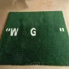 Wet grass carpet fluffy green area rugs for home living room bathroom thick popular classical big letters designer rug non slip simple soft S02