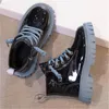 Mody dzieci martin buty patent skórzane dzieci śniegowe wodoodporne dziewczęta chłopcy kostki jesienne zimowe buty dziecięce buty dziecięce