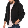 Men's Jackets Fall Winter Lamb Fleece Cotton Jacket Loose Hooded Thick Designer Casual Brand Sweatshirt