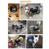 Dog Apparel Cool FBI Pet Dog Clothes Overall Thickening Dog Puppy Jumpsuit Costume Warm Winter Clothing For Boy Dogs Ropa Para Perros 230908