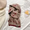 Szaliki moda ciepła szyja krawat kintted szalik dla kobiet projekt Zwierzęta Drukuj zimowy szyjka żeńska wełniana przędza