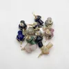 Charmes mode bonne qualité pierre gemme naturelle champignon pendentif pour la fabrication de bijoux breloque collier accessoires 20 PC 230907