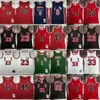 2003 All-star Basketball Jersey Retro 2008-09 1 Derrick Rose Scottie Pippen Dennis Rodman Jerseys Black