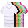 NOWA S-6XL Polo Shirt Crocodile Haft hafdery męskie solidne krótkie rękawie letnie letnie polo tee męskie polo ship242d