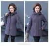 Trench-coat pour femme, veste courte, basique, Parkas de bureau, Slim, décontracté, à capuche, imprimé, coton épais rembourré, 2023, K142