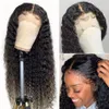 Lace Wigs 13X1 T Part Wig Brazilian Kinky Curly Closure Front Human Hair For Women Remy Wi240H