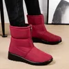 Botas plataforma impermeável botas de neve mulheres inverno grosso pelúcia tornozelo botas mulher não deslizamento quente algodão acolchoado sapatos senhoras 230907