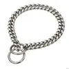 Colliers de chien Laisses Collier en métal inoxydable Chaîne pour animaux de compagnie Haut de gamme Show Dogs Laisse Doberman pour moyen grand Ps1948 Drop Delivery Home Gard Dhl0H