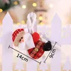 Decorações de Natal Feliz Ano Ornamentos DIY Presente de Natal Papai Noel Boneco de Neve Boneca Pendurar para Casa Noel Natal 230907