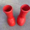 Children big red boots Head Rain 2023 High Thick Bottom Round Heads girls boys sneakers youth kid size 26-353150
