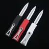 DQF Version MT US Italian Style Knife HE-RA Self Defense Tactical D2 Blade Aluminum Handle EDC Outdoor Camping Fighting Auto Knives C07 Godfather 920 A07 BM