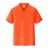 Polo's voor heren Effen kleur revers POLO Zomer Modieus Ademend Top voor heren en dames met korte mouwen Op maat geborduurd bedrukken 230907