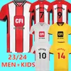 23 24 Sheffield Promotion Home Soccer Maglie United Men Kids 2023 2024 Shirt da calcio 6656