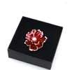 Broschen MADALENA SARARA Süßwasserperlen-Brosche für Damen, dimensionale, mehrschichtige Blumennadel