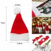 Weihnachtsdekorationen, Hüte, Geschirr, Halter, Tasche, Hut, Gabel, Messer, Besteck, Weihnachten, Heimdekoration, Ornament, Navidad 230907