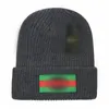 Sombreros de diseñador G Beanie Mujeres Hombres Bonnet Sombrero de invierno Hilo teñido Bordado Algodón Cappello Moda Calle Sombreros Letra D2