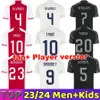 23 24 TADIC Voetbalshirts Футбольные майки Детский комплект 2023 2024 На выезде Третья черная футбольная рубашка Мужская версия игрока BASSEY BERGUIS BERGWIJN KLAASSEN BROBBEY 16-28