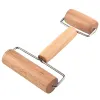 Rolling Pins & Pastry Boards Wooden Pin For Baking Dough And Pizza Roller With Handle Non-Stick Kitchen Supply Double Head Wholesale 0908