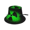 Berets Radioactive Biohazard Beanies Knit Hat Hazardous Warning Danger Sign Green Deadly Brimless Knitted