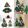 Dog Apparel Cartoon Clothes Puppy Christmas Costumes Small Medium And Large Pet Funny Autumn Winter Wrap Ps2111 Drop Delivery Home Gar Dhgut