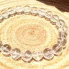 MG1583 Strand 8 MM RARE Satyaloka Clear Azeztulite Bracciale Donna Uomo Pura Luce Bianca Pietra Sacra Bracciale Flusso di Energia Jewelry2710