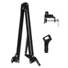 Lighting Studio Accessories Extendable Recording Microphone Holder Suspension Boom Scissor Arm Stand with Clip Table Mounting Clamp 230908