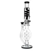 Hookahs Freezable Coil Glycerin Water Pipe Bongs Tall Bong Dab Rig Oil Rigs Bubbler 18 inches factory wholesale faster shipping