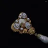 Brooches High Quality Brooch Made By Hand With French Medieval Elegance Pearl